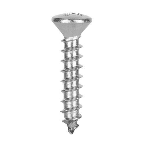 #8 X 2-1/2 PHILLIPS OVAL HD SM SCREW 316