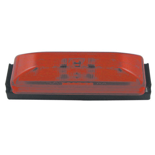 Red Clearance Marker Sealed Lamps 12 LEDS 3 7/8