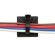 Self-Adhesive Cable Tie Mounting Pads- Black (1