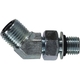 1-7/16-12X1-5/16-12 (1 OD X 1 OD) O Ring Face Seal to O Ring Elbow 45
