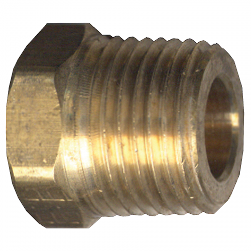 Brass Pipe - Fittings Cored Plug Hex Head - 1/4 Inch Pipe
