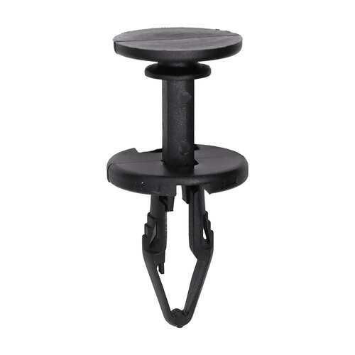 Black Nylon Fender Apron Push Type Retainer