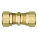 Brass DOT Air Brake - Fittings For SAE J844D - Nylon Tubing Union - 3/4 Inch Tube
