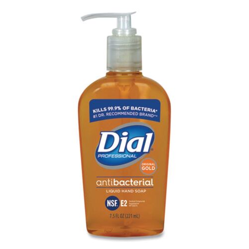 Gold Antibacterial Liquid Hand Soap, Floral, 7.5 oz Pump, 12/Carton