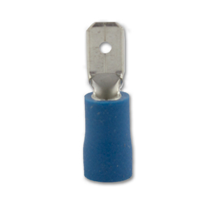 Male Spade Connector Blue 4.8MM