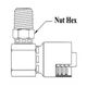 1/2 HOSE 1/2-14 NPTF M SWVL 90
