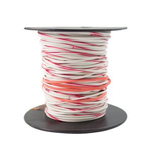 Trace Wire 22 Gauge White/Red 100 Ft