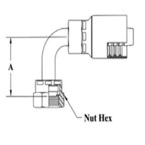 5/8H G-5/8-14 BSPP 60 CONE FE SWV 90 BND