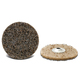 Quick Change Surface Conditioning Disc - Turn On- Finish Pro - 3 Inch - Course - Brown