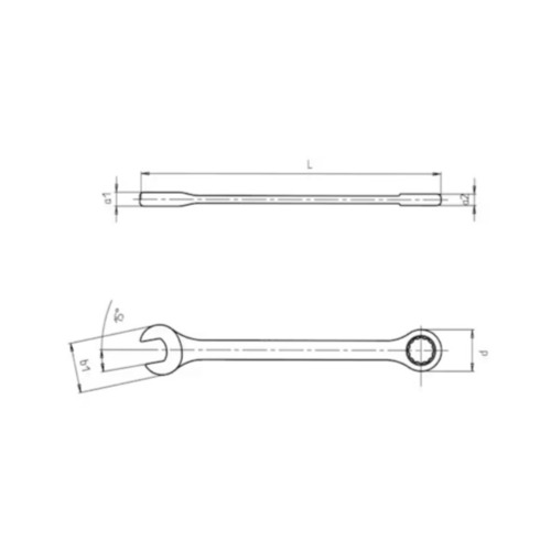 Ratchet Combo Wrench Set 6PCS