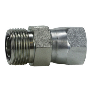 1-3/16-12X1-1/16-12 (3/4 OD X 3/4 OD) Male Flat Face to Female 37 Degree Swivel