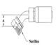 1/2H G-1/2-14  BSPP 60 CONE FE SWV 45BD