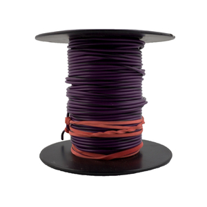 Trace Wire 22 Gauge Purple/Black 100 Ft