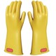 Novak Electrical Safety Lineman's 14 Inch Class 00 Electrical Rubber Insulating Glove Yellow Size 10