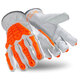 HexArmor® Chrome SLT® 4067 ANSI A7 Leather Glove with Impact Guards -Small