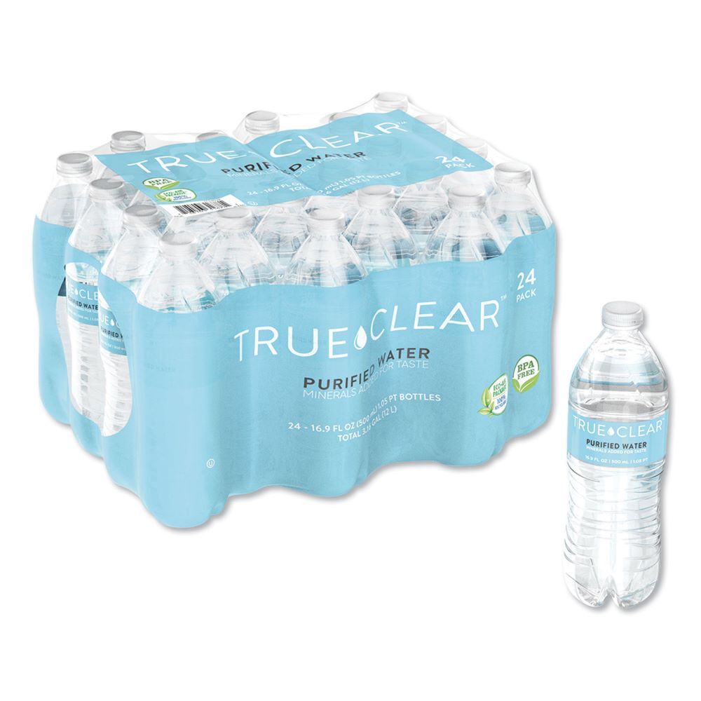 Purified Bottled Water, 16.9 Oz Bottle, 24 Bottles-carton, 84 Cartons