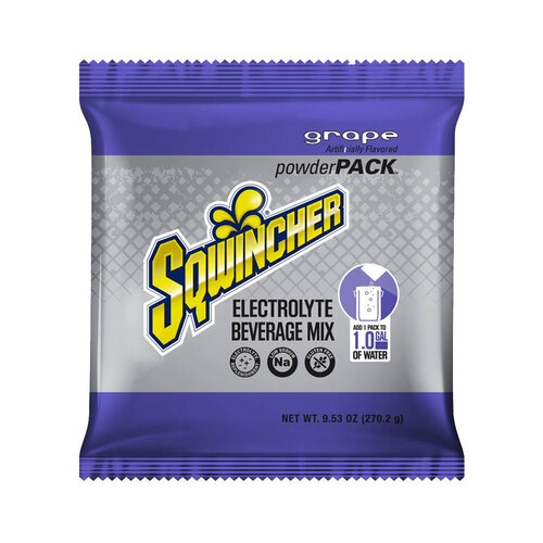 Sqwincher® Powder Pack, Grape 2 1/2 Gallon
