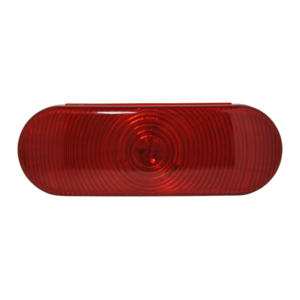 Red Stop/Turn/Tail/6 1/2" Oval Incandesent