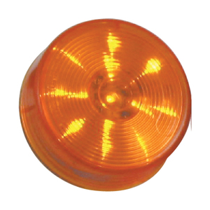 Amber Clearance Marker Round 13 LEDS 2 1/2"X 1"