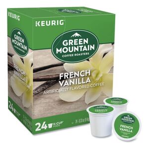 Green Mountain Coffee French Vanilla Coffee K-Cup Pods, 96/Carton
