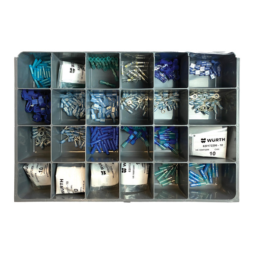 Blue Connector Assortment-430 Pieces