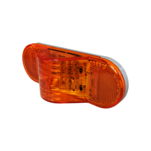 Amber Mid Turn Reflector/Clearance Marker 9 LED 6 1/2X 2 1/2"X 2 3/4"