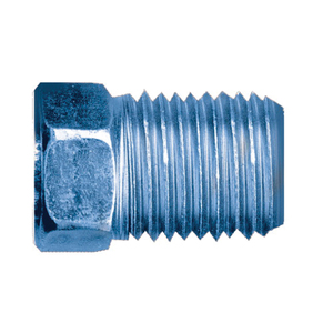 Brass SAE - 45-Degree Inverted Flare Adapter - Tube to Tube Japanese Standard - 3/16 Inch Tube x M10 Thread