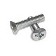 Stainless Steel 18-8 Phillips Oval Head Machine Screw  10-32X1-1/2