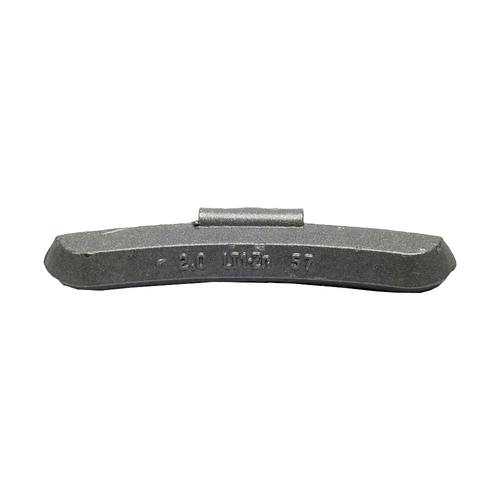 LT1 CLIP ON ZINC COATED WHEEL WEIGHT 2.0 OZ