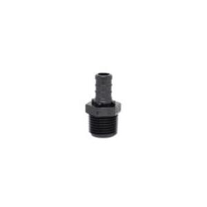Black 1/2" x 1/2" Pex Male NPT Adapter