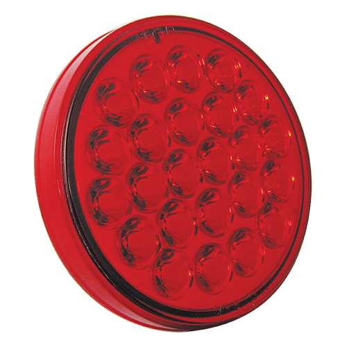 Red Stop/Turn/Tail Round 24 LED 4 1/4