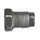 Brass SAE - 45-Degree Inverted Flare Specialty Nuts - European Standard - 3/16 Inch Tube x M11 Thread