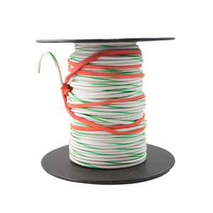 Trace Wire 22 Gauge White/Green 100 Ft