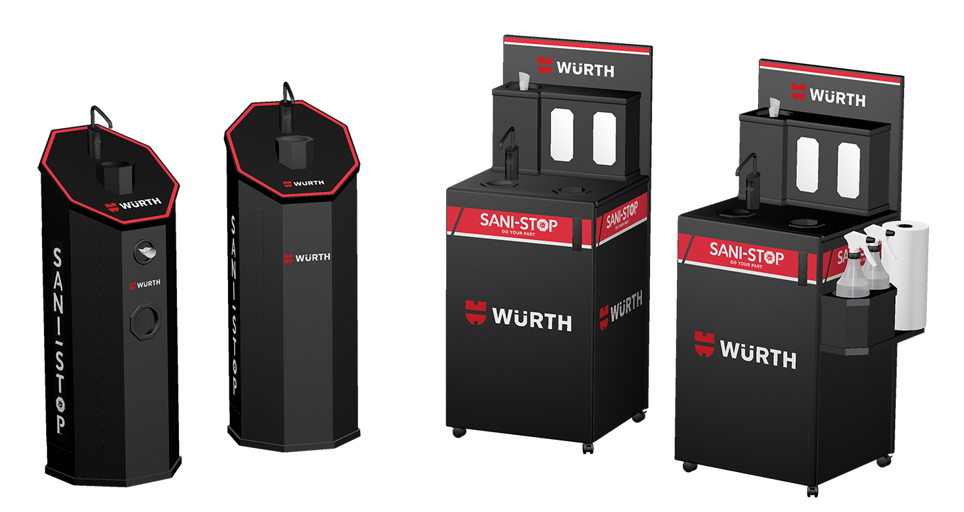 SANI-STOP™ is private-label ready with your company logo and brand color!