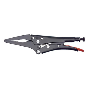 ZEBRA Locking Pliers - Long Straight Jaws with 35 Degree Downward Angle - 165mm Length (0-55mm Clamping Width)