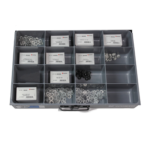 Push Nut and Washer Assortment 1125 Pieces