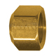 Brass SAE - 45-Degree Flare Sealing Cap Nut - 5/8 Inch Tube