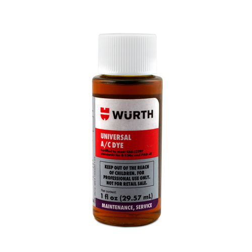 Universal A/C Dye 1 oz bottle with labels