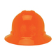 NSI Power Shell® II 4-Point Ratchet Suspension Full Brim Hard Hat, Hi-Vis Orange
