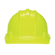 NSI Power Shell® 4-Point Ratchet Suspension Cap Hard Hat, Hi-Vis Lime