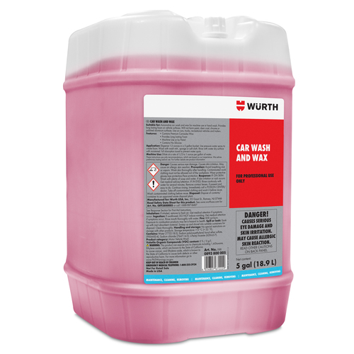 Pink Car Wash Soap 5 Gallon