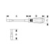 ZEBRA Slotted Screwdriver - Hexagon Blade; Laser-Cut Tip - 0.8 x 4.0mm