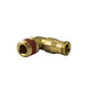 Brass Push-To-Connect - DOT Air Brake - Nylon Tubing - 90-Degree Elbow - 1/4 In Tube x 3/8 In Male Pipe Thread (MPT)