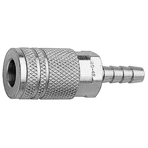 1/4 Inch  Industrial Milton Hose Barb 1/4 Inch  Air Coupler