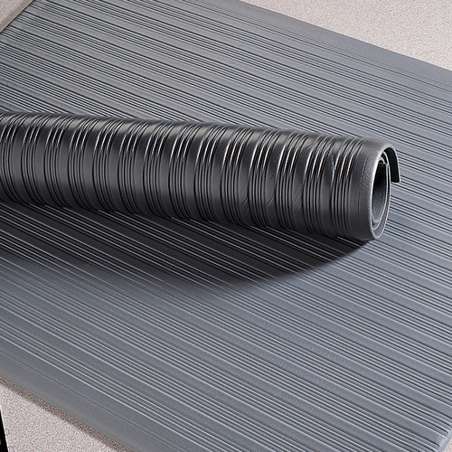Crown Tuff Spun® Foot Lover# Custom Length Entrance Matting 2 Feet Width Black