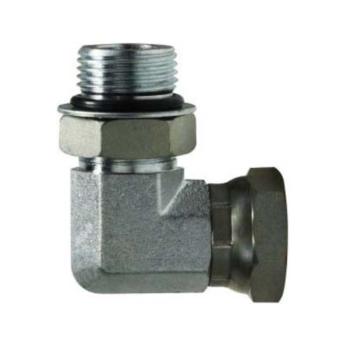 1-5/16-12X1 (1 OD) 90 Degree O-Ring Swivel Adapter