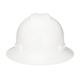 NSI Power Shell® II 4-Point Ratchet Suspension Full Brim Hard Hat, White