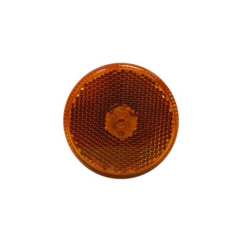 Amber Clearance/ Reflective Marker Round 4 LEDS 2 1/2