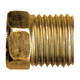 Brass SAE 45-Degree Inverted Flare Brass Nut - 5/16 Inch Tube x 1/2 Inch Thread