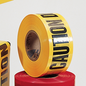 3 Mil Yellow Barrier Tape 3 Inches x 1,000 Feet # Caution